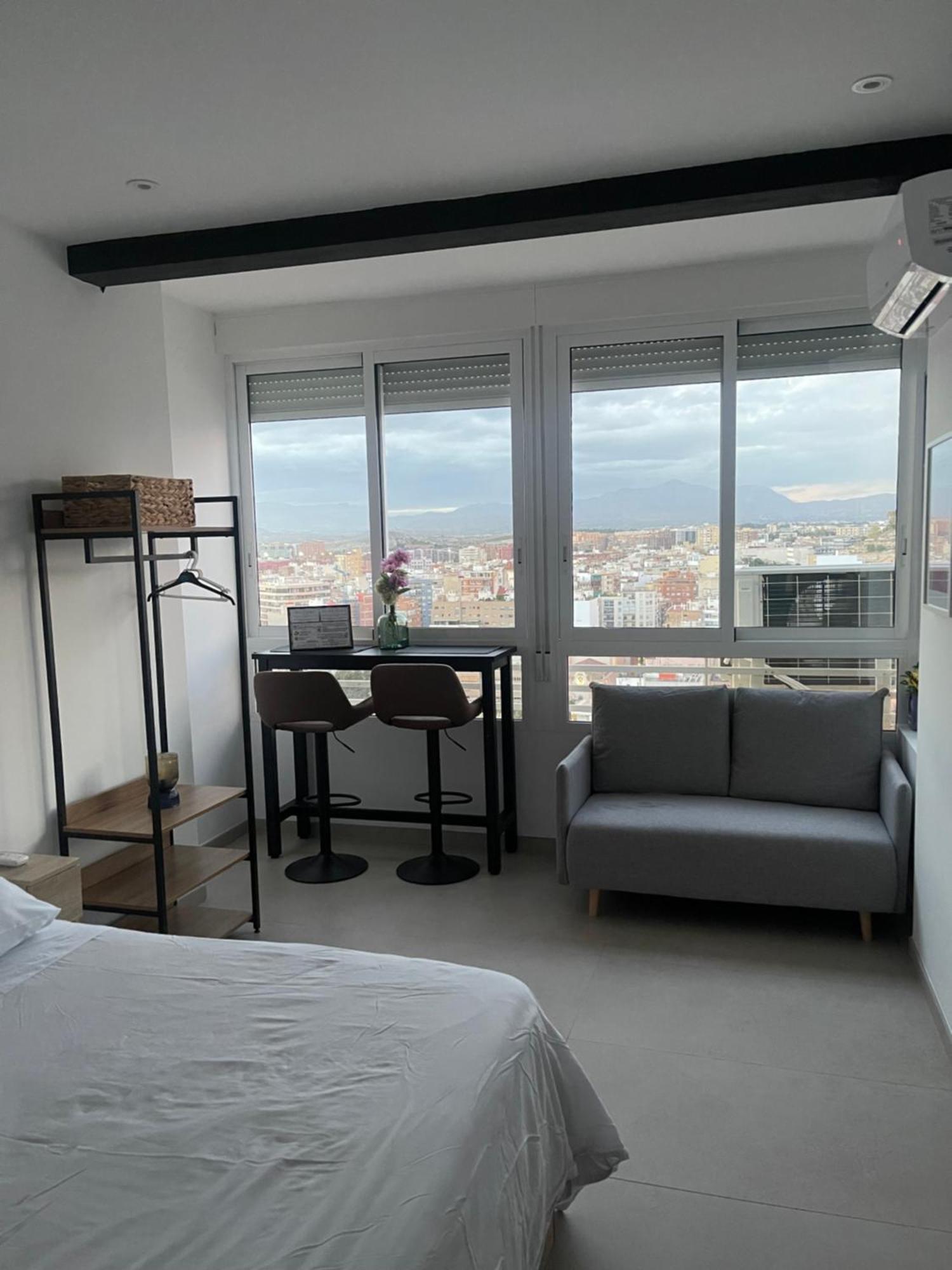 Sky Views Studio In City Centre Alicante Exteriör bild